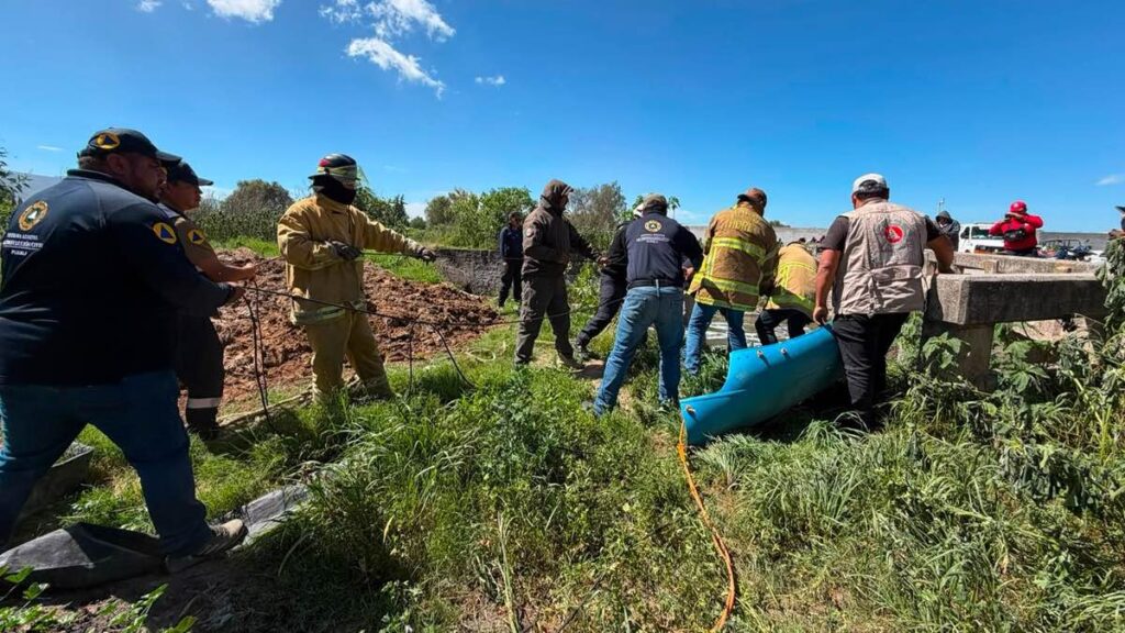 Protección Civil localiza cuerpo en el Canal de Valsequillo